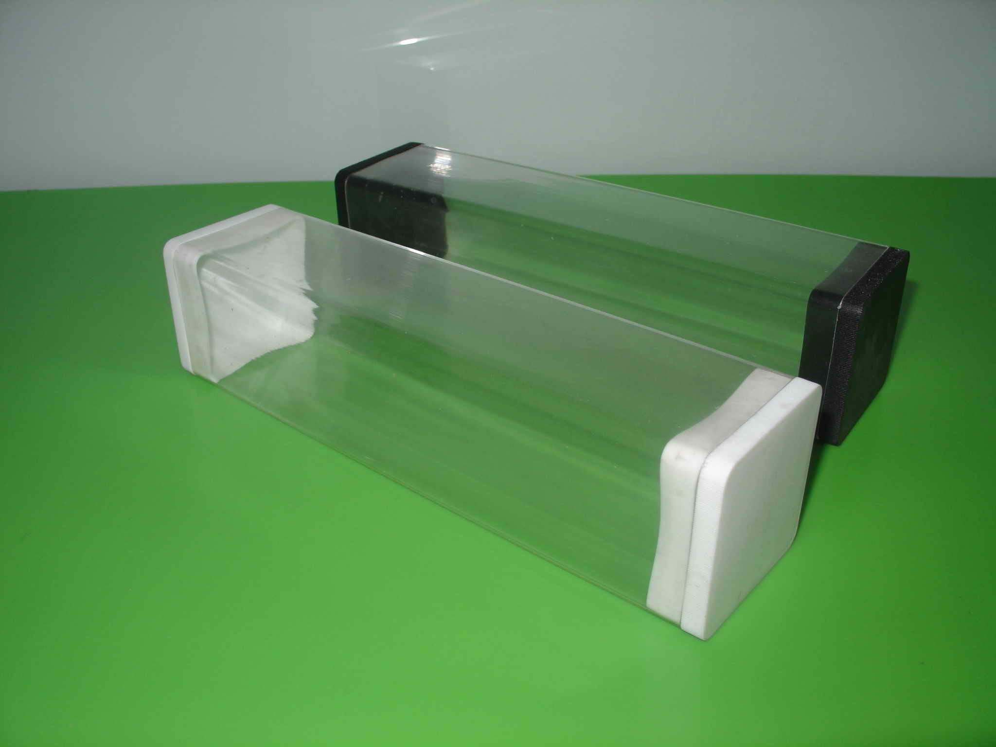 clear square packaging tubes,plastic square tubes,packaging square